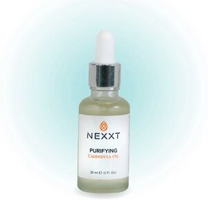 Nexxt Purifying Calendula Oil Serum – White, Silver & Orange Accents